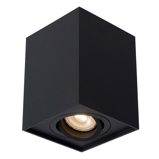 Lucide Tube - Plafondspot 1xGU10 Zwart