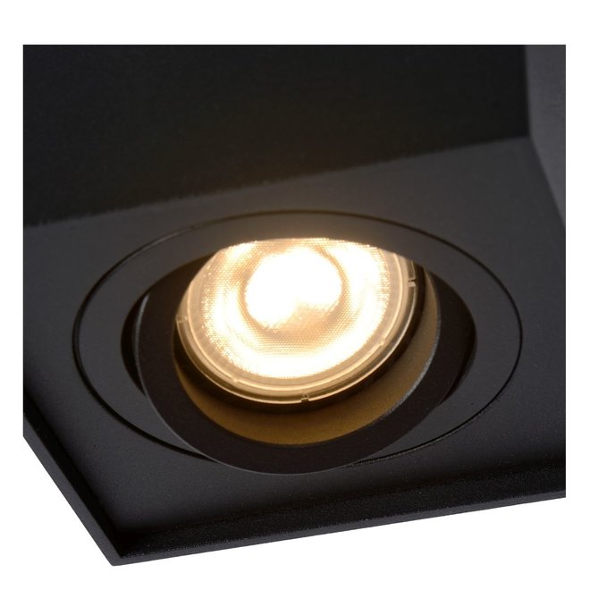 Lucide Tube - Plafondspot 1xGU10 Zwart