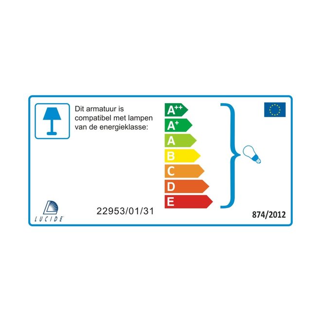 Lucide Tube - Plafondspot 1xGU10 Wit