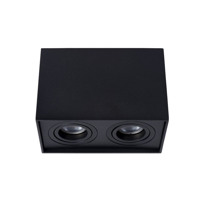 Lucide Tube - Plafondspot 2xGU10 Zwart
