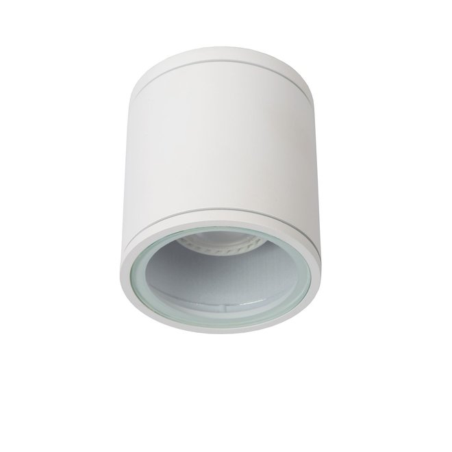 Lucide Aven - Plafondspot Badkamer Ø 9 cm 1xGU10 IP65 Wit