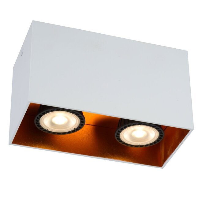 Lucide Bido - Plafondspot 2xGU10 Wit