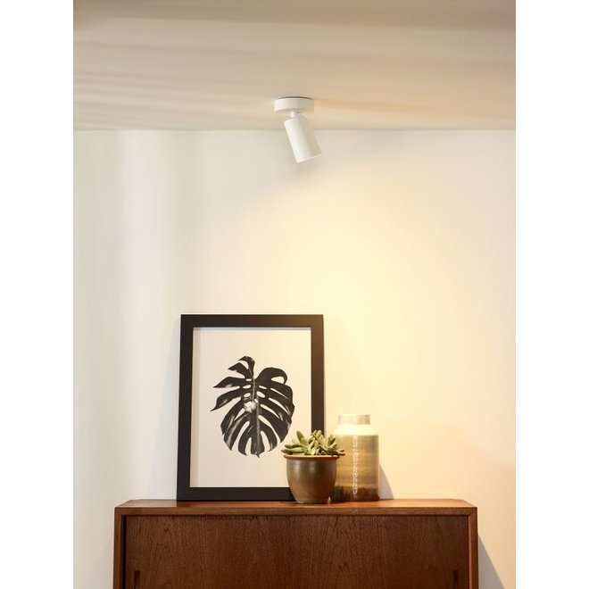 Lucide Xyrus - Plafondspot Ø 9 cm LED Dim to warm GU10 1x5W 2200K/3000K Wit