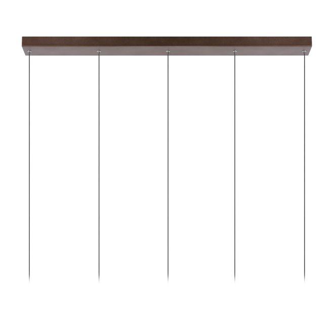 Lucide Margary - Hanglamp LED 5x5W 2700K Koffie