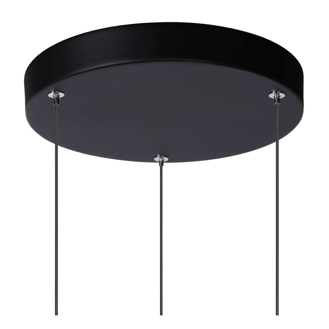 Lucide Tubule - Hanglamp Ø 26 cm LED 3x7W 2700K Zwart