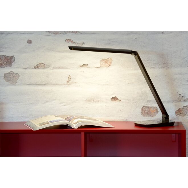 Lucide Vario Led - Bureaulamp LED Dimb. 1x8W 6500K Zwart