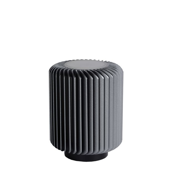 Lucide Turbin - Tafellamp Ø 10,6 cm LED 1x5W 3000K Grijs