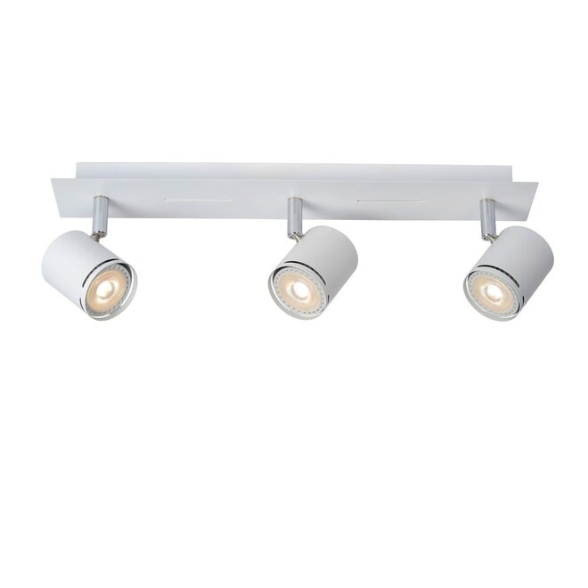 Lucide Rilou - Plafondspot LED Dimb. GU10 3x5W 3000K Wit