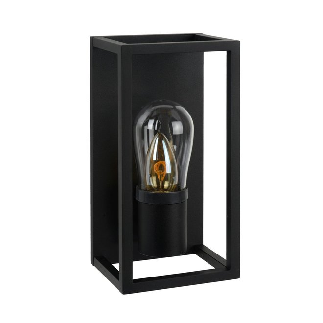 Lucide Carlyn - Wandlamp Badkamer 1xE14 IP54 Zwart