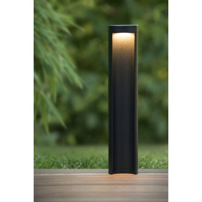 Lucide Combo - Sokkellamp Buiten Ø 9 cm LED 1x7W 3000K IP54 Zwart