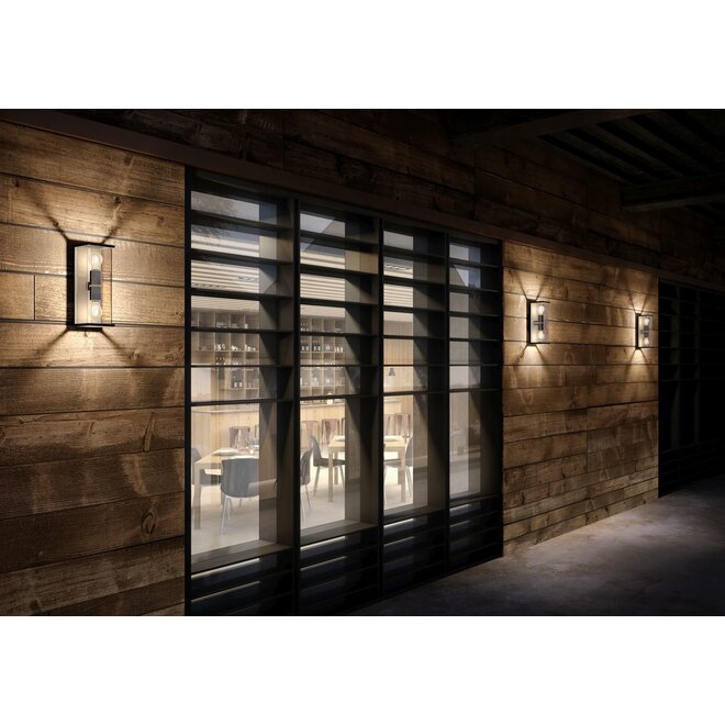 Lucide Claire - Wandlamp Buiten 2xE27 IP54 Antraciet