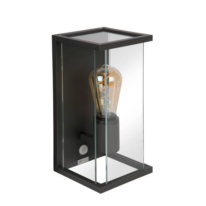 Lucide Claire - Wandlamp Buiten 1xE27 IP54 Antraciet
