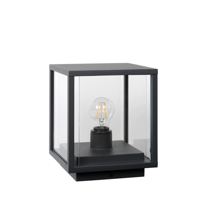 Lucide Claire - Sokkellamp Buiten 1xE27 IP54 Antraciet