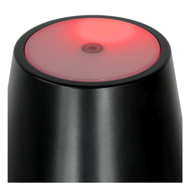 Lucide Justin - Tafellamp Buiten Ø 11 cm LED Dimb. 1x2,2W 3000K IP54 Zwart
