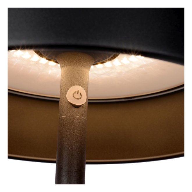 Lucide Justin - Vloerlamp Buiten LED Dimb. 1x4,5W 3000K IP54 Zwart