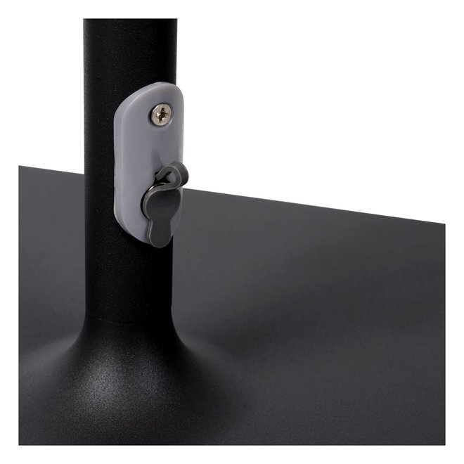 Lucide Justin - Vloerlamp Buiten LED Dimb. 1x4,5W 3000K IP54 Zwart