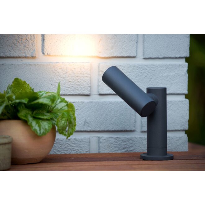 Lucide Tatum - Tuinspot Buiten LED 1x4,5W 3000K IP65 Antraciet