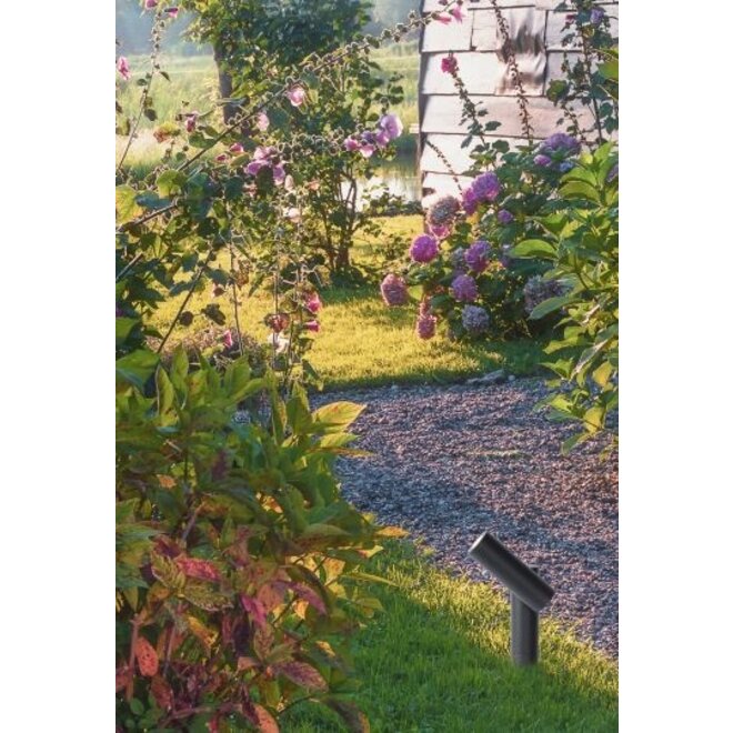 Lucide Tatum - Tuinspot Buiten LED 1x4,5W 3000K IP65 Antraciet