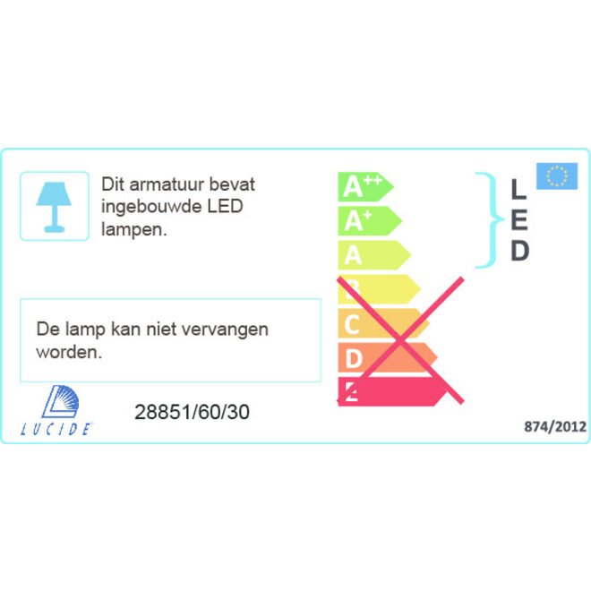 Lucide Texas - Sokkellamp Buiten LED 1x6W 3000K IP54 Antraciet