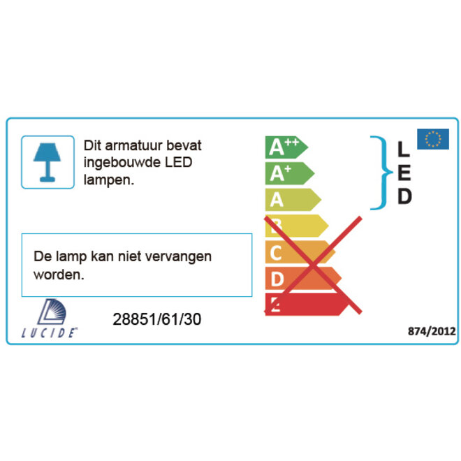 Lucide Texas-ir - Sokkellamp Buiten LED 1x6W 3000K IP54 Antraciet