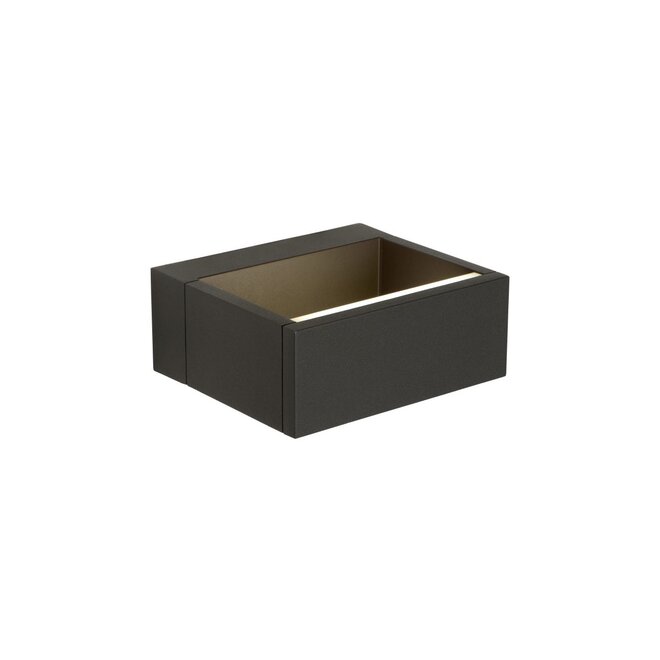 Lucide Goa - Wandlamp Buiten LED 1x6W 3000K IP54 Antraciet