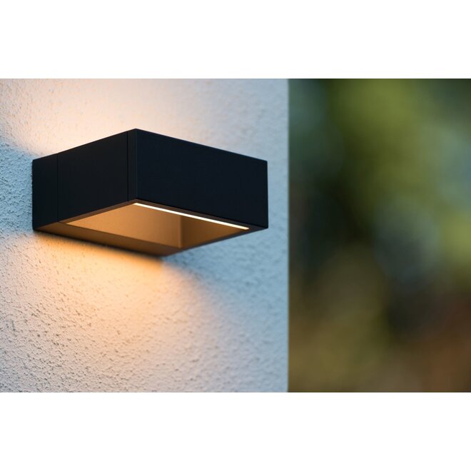 Lucide Goa - Wandlamp Buiten LED 1x6W 3000K IP54 Antraciet