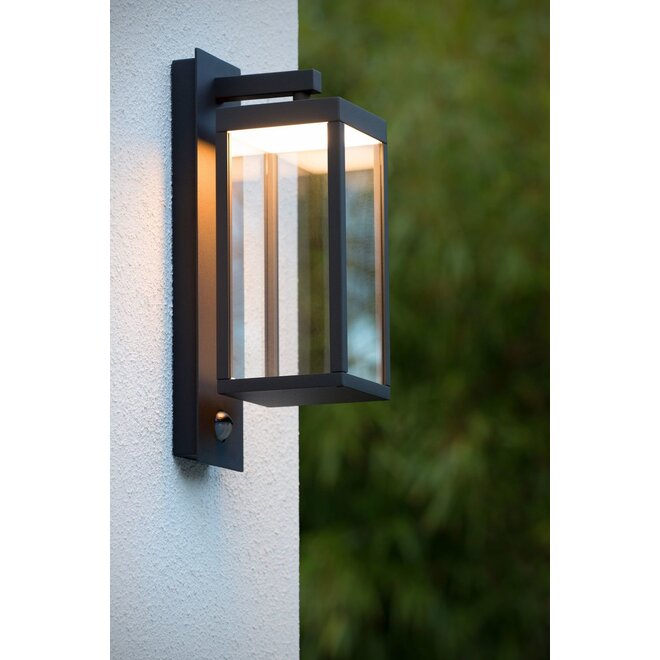 Lucide Clairette - Wandlamp Buiten LED 1x15W 3000K IP54 Antraciet