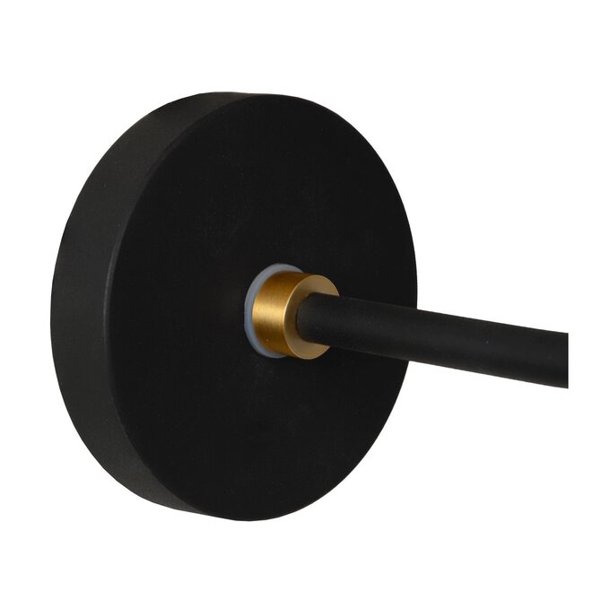 Lucide Berend - Wandlamp Badkamer 1xG9 IP44 Zwart