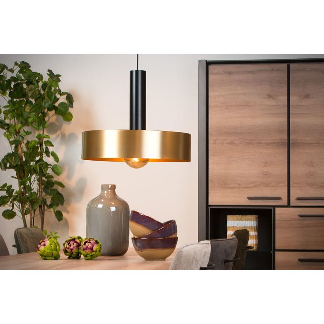 Lucide Giada - Hanglamp Ø 50 cm 1xE27 Mat Goud / Messing