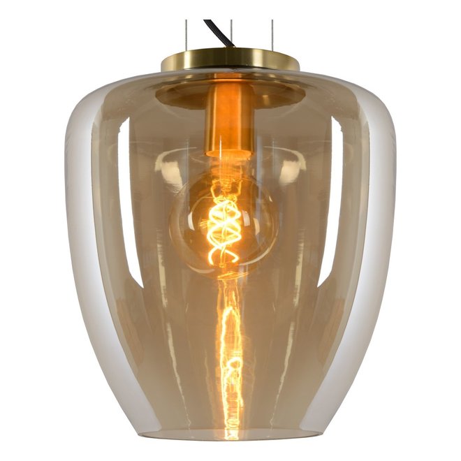 Lucide Florien - Hanglamp Ø 28 cm 1xE27 Amber