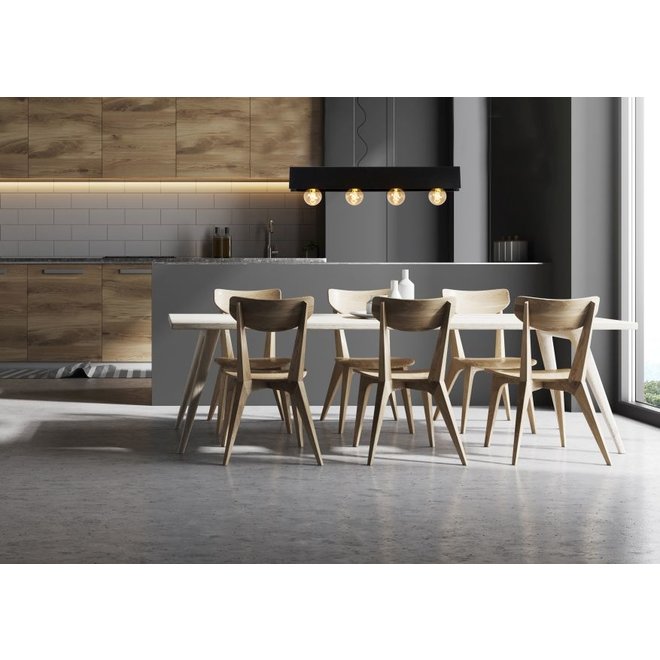 Lucide Surtus - Hanglamp 4xE27 Zwart