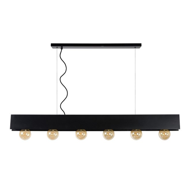 Lucide Surtus - Hanglamp 6xE27 Zwart