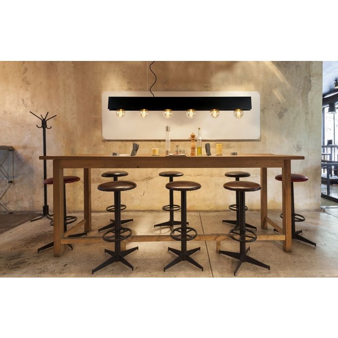 Lucide Surtus - Hanglamp 6xE27 Zwart