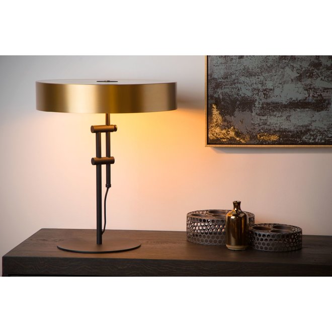 Lucide Giada - Tafellamp Ø 40 cm 2xE27 Mat Goud / Messing