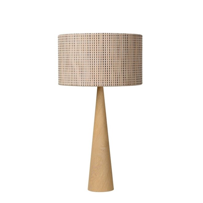Lucide Conos - Tafellamp Ø 35 cm 1xE27 Licht hout