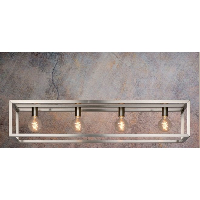 Lucide Oris - Hanglamp 4xE27 Mat chroom