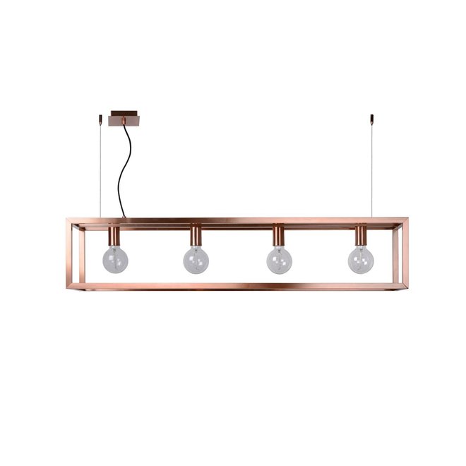 Lucide Oris - Hanglamp 4xE27 Koper