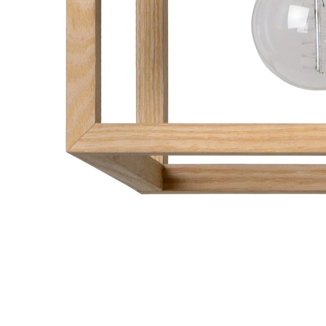 Lucide Oris - Hanglamp 4xE27 Licht hout