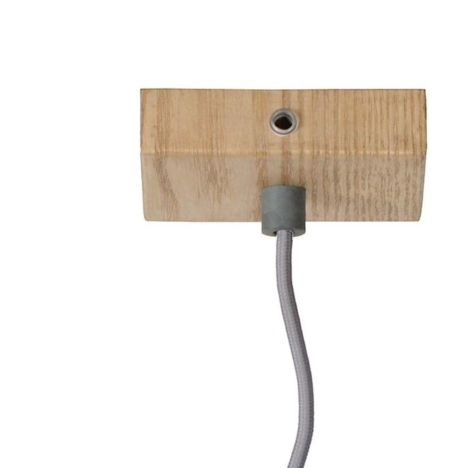 Lucide Oris - Hanglamp 4xE27 Licht hout