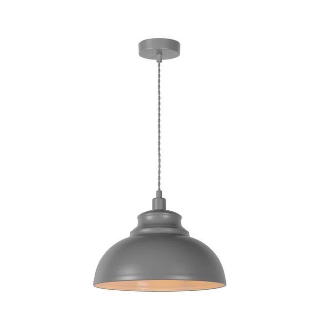 Lucide Isla - Hanglamp Ø 29 cm 1xE14 Grijs