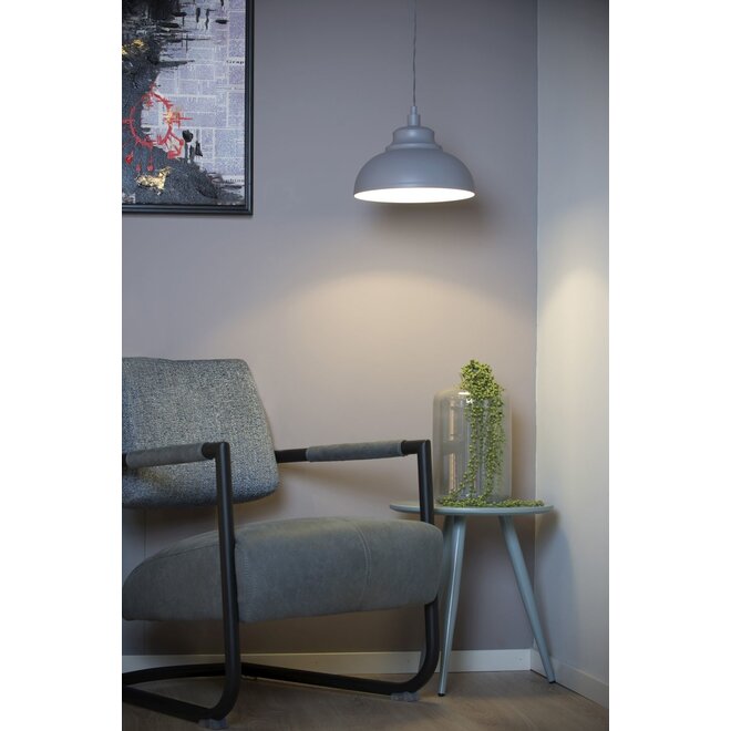 Lucide Isla - Hanglamp Ø 29 cm 1xE14 Grijs