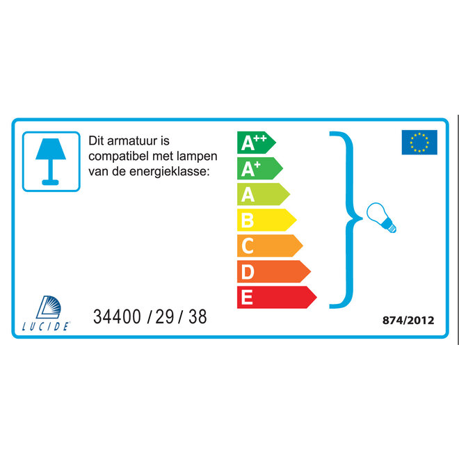 Lucide Isla - Hanglamp Ø 29 cm 1xE14 Beige