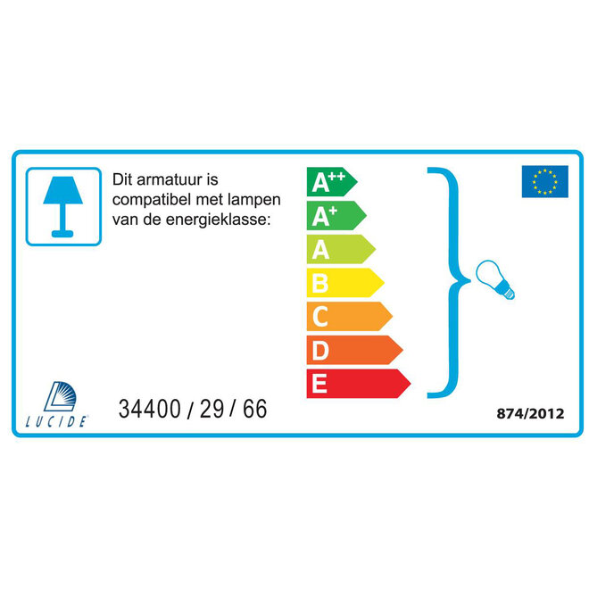 Lucide Isla - Hanglamp Ø 29 cm 1xE14 Roze