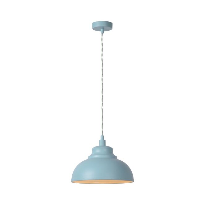 Lucide Isla - Hanglamp Ø 29 cm 1xE14 Pastel blauw