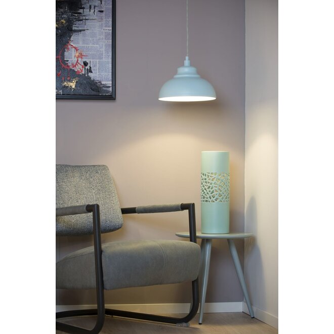 Lucide Isla - Hanglamp Ø 29 cm 1xE14 Pastel blauw