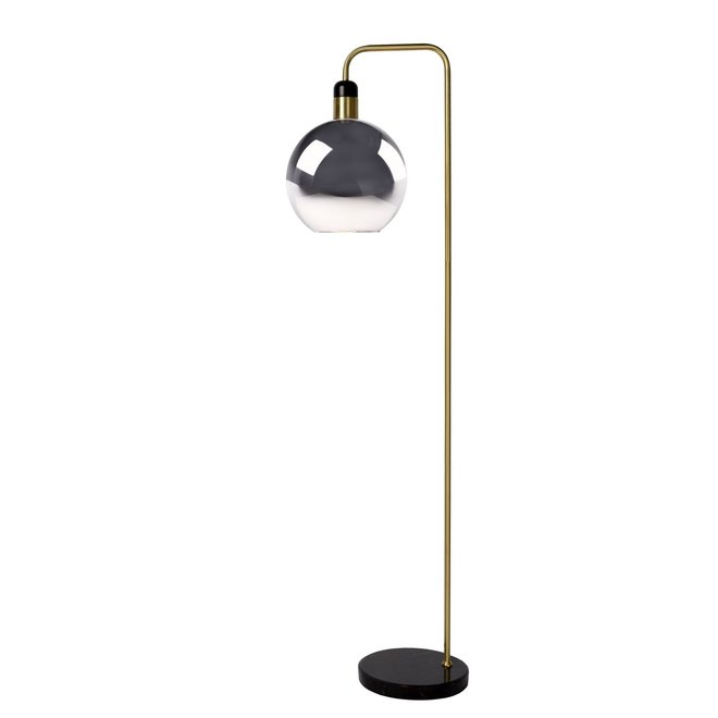 Lucide Julius - Vloerlamp Ø 28 cm 1xE27 Fumé