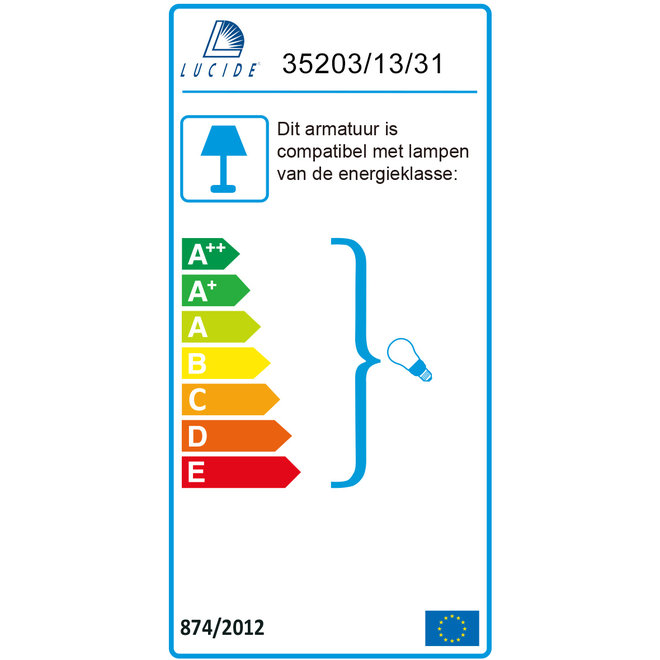 Lucide Gipsy - Wandlamp 1xG9 Wit