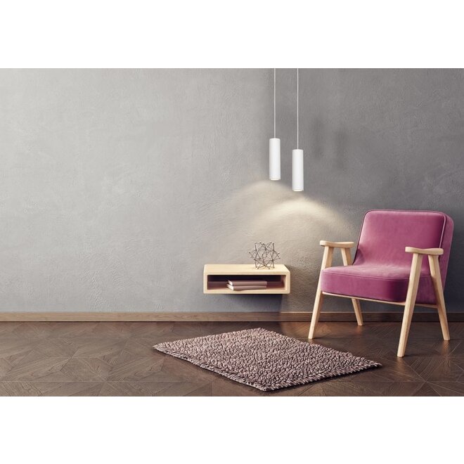 Lucide Gipsy - Hanglamp Ø 7 cm 1xGU10 Wit