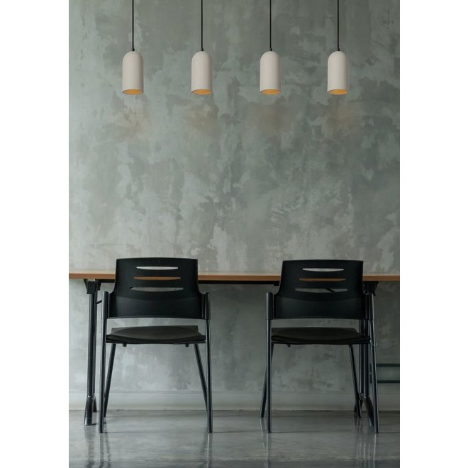 Lucide Gipsy - Hanglamp 4xE27 Taupe