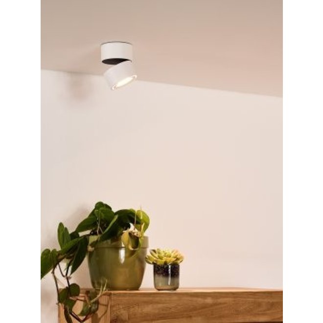 Lucide Yumiko - Plafondspot Ø 7,8 cm LED Dimb. 1x8W 2700K Wit